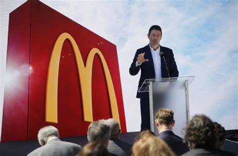 Former McDonald’s CEO fined and banned over sex scandals.